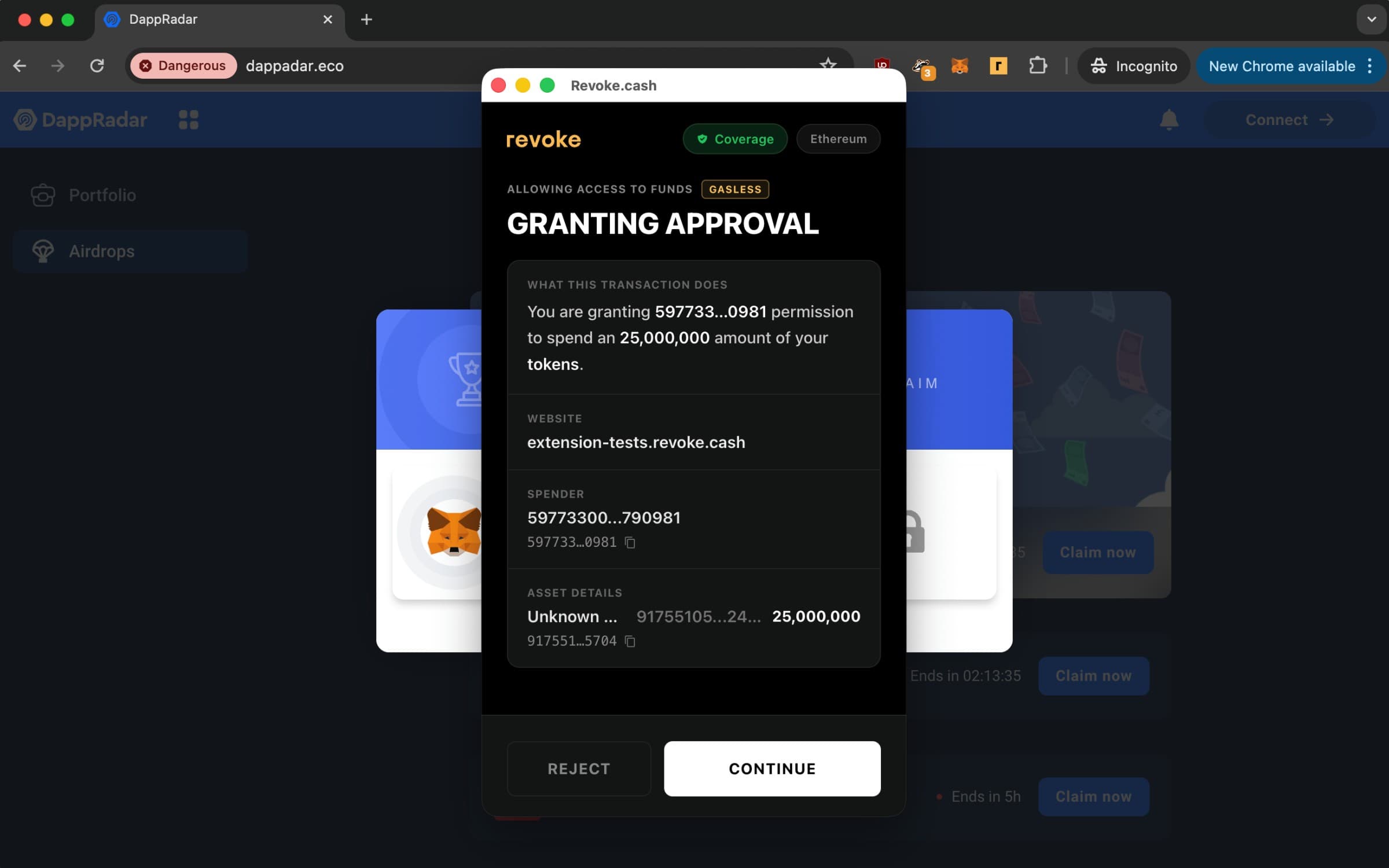 Revoke Sidekick: Transaction Simulation