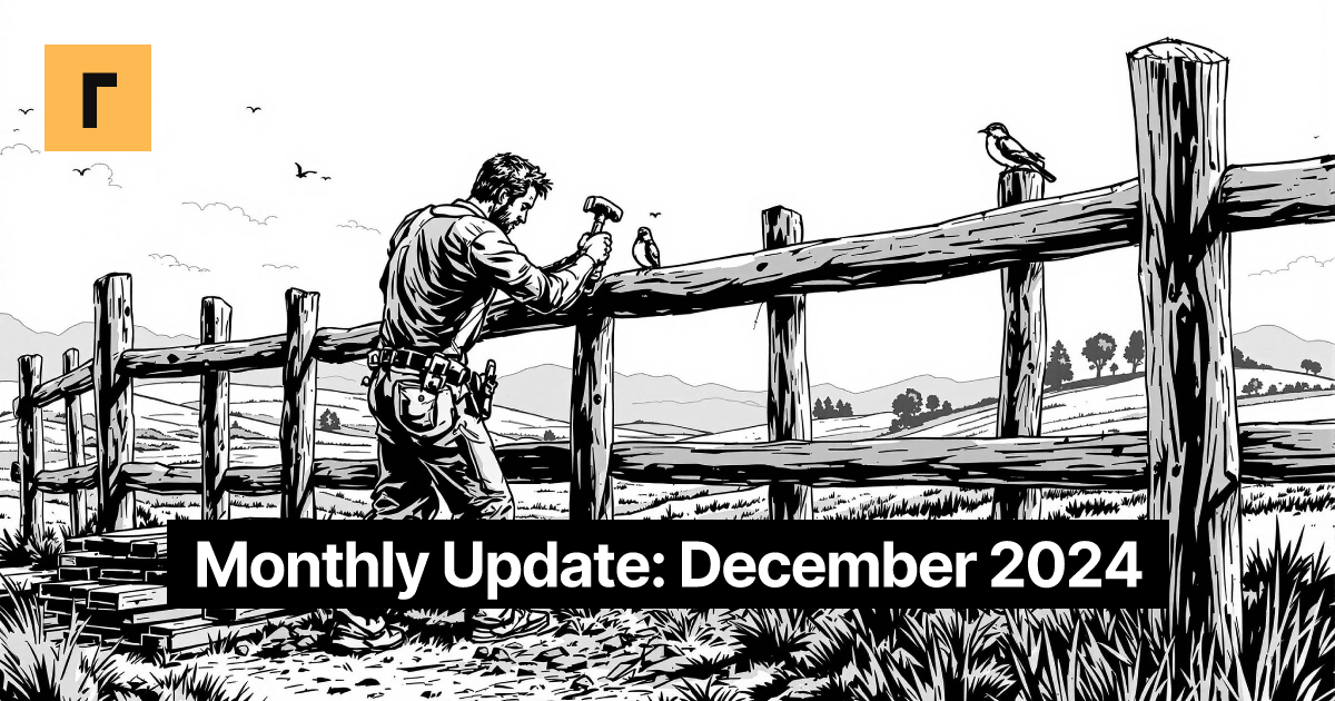 Monthly Update: December 2024 Cover Image