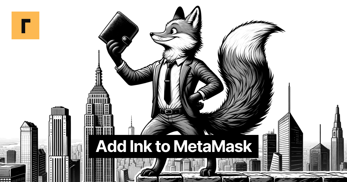 Add Ink to MetaMask