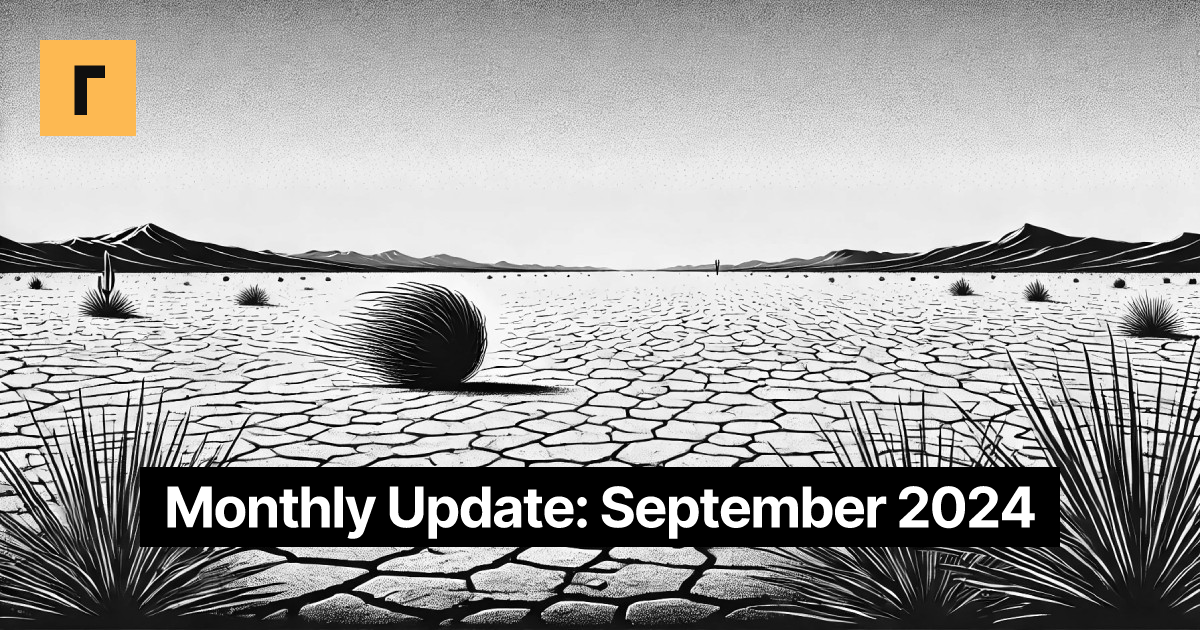 Monthly Update: September 2024 Cover Image