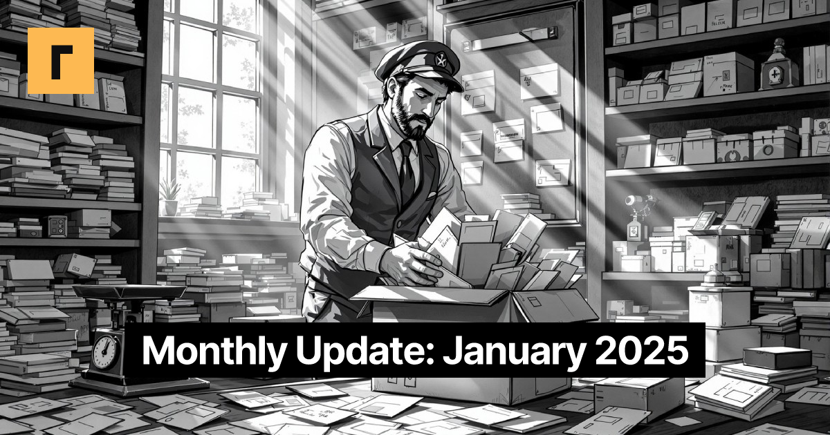 Monthly Update: January 2025 Cover Image