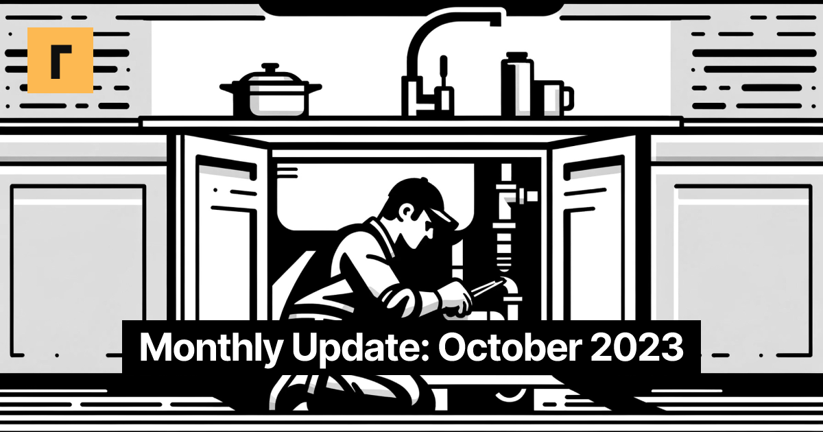 Monthly Update: October 2023 Cover Image