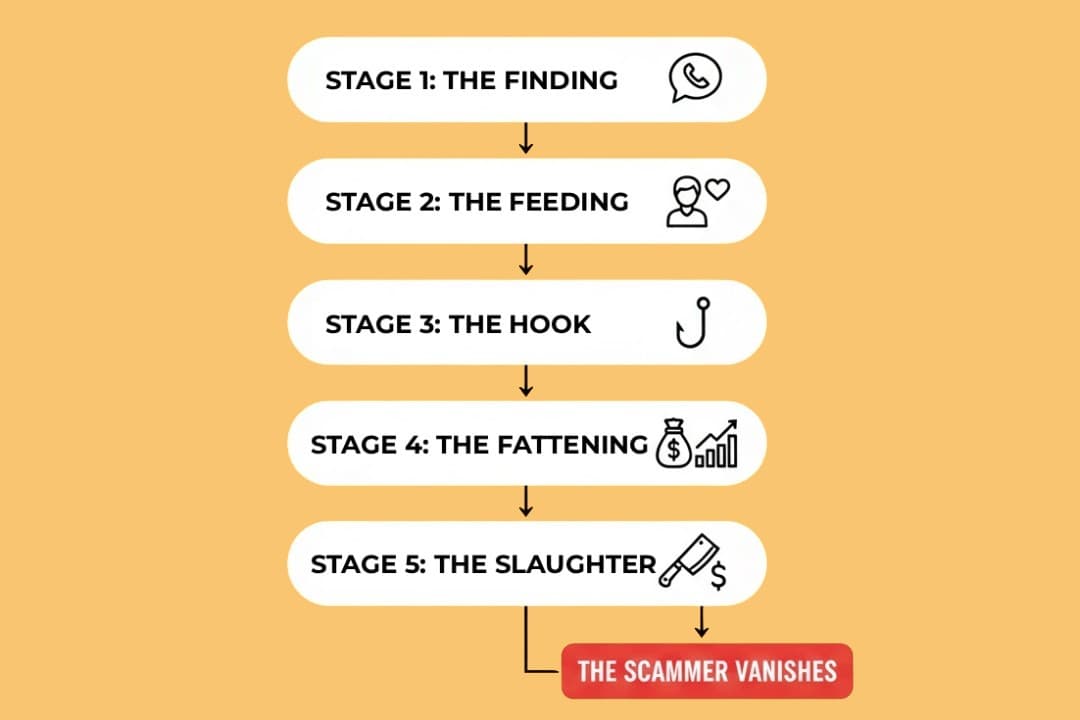 Pig Butchering Stages